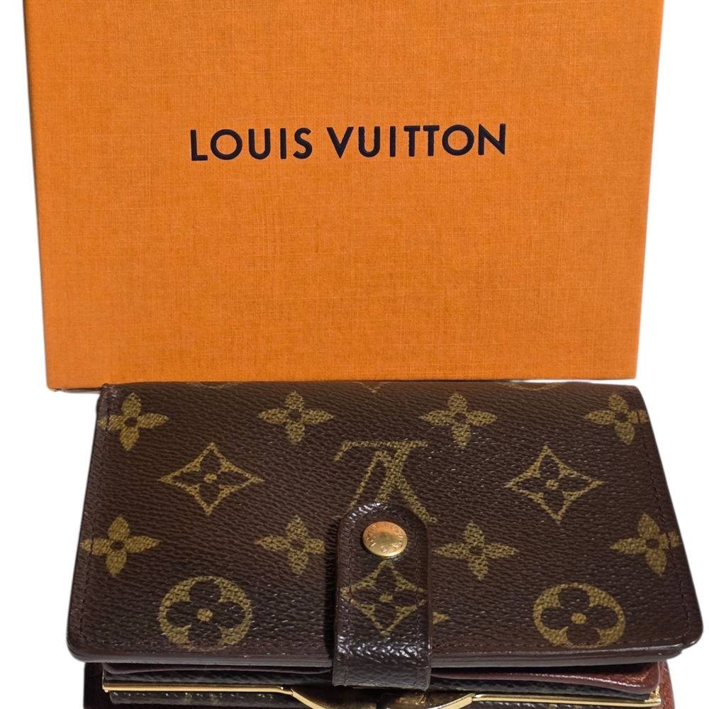 Authentic Louis Vuitton Monogram Snap Wallet & Kisslock Closure-COA W/ Purchase - Picture 3 of 16